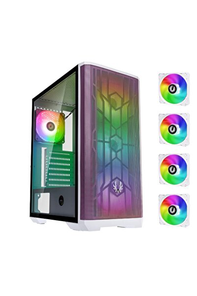 Hype Store BITFENIX No Mesh Se Tg PC kasası oyun bilgisayarı kulesi 4 yüklü A...