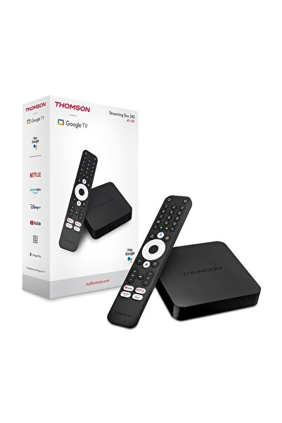 Hype Store Thomson Streaming Box 240G, 4K UHD, Google Ses Kontrolü, WiFi, (Ne...