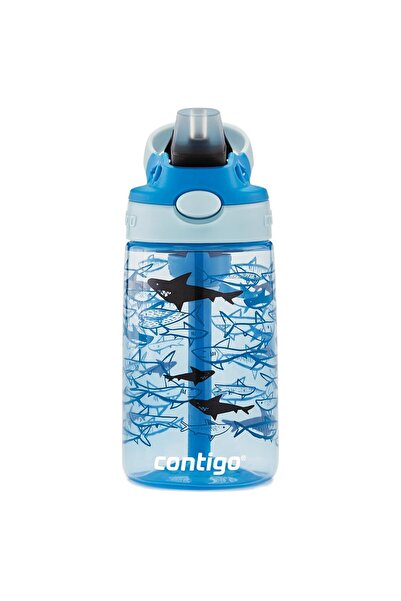 Hype Store Gizmo pro sharks children's water bottle 420 light blue