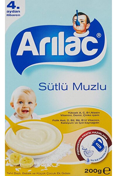 E&D Collection Arılac Instant Ek Gıda Sütlü Muzlu 200 G
