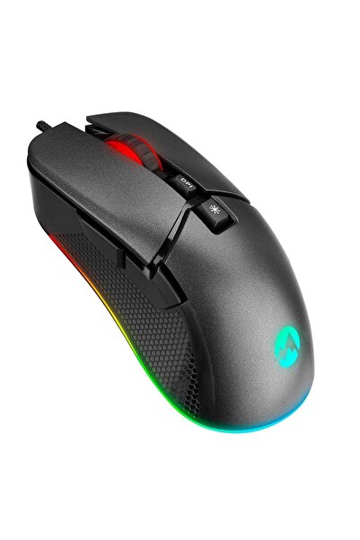 Hype Store ماوس الألعاب الضوئية SGM-05 X-RACER 7D RGB 6400Dpi