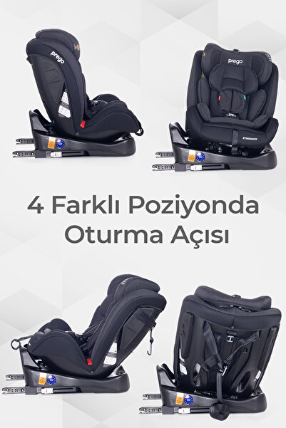 Prego Strong Fıx Oto Koltuğu Füme