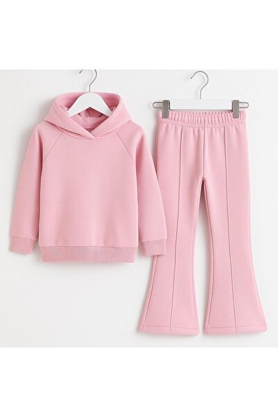 Hilal Akıncı Kids Girl child 3 thread s Fleece-Lined comfortable fit tracksuit set