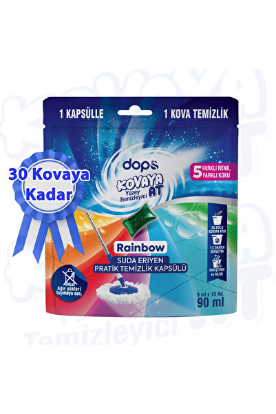 dops - Rainbow Yüzey Temizleyici Kapsül 15’li (6 ml x 15) – Her Kapsülde Fark...