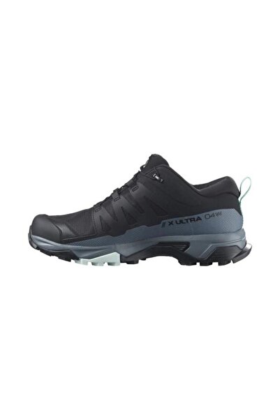 Salomon 412896 X Ultra 4 GTX W Black/Stormy Weather/Opal Blue Kadın