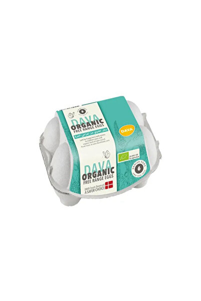Dava Organic Eggs 6 مل بيض عضوي حر 6 × 16