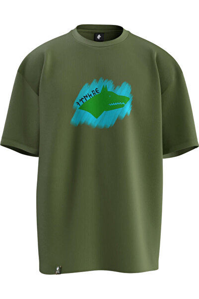 TURAN TACTICS تي شيرت GÖKTURK v2 مصمم بشكل مريح ومناسب للجنسين