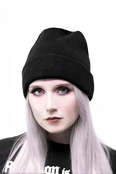 Köstebek Plain Black Beret