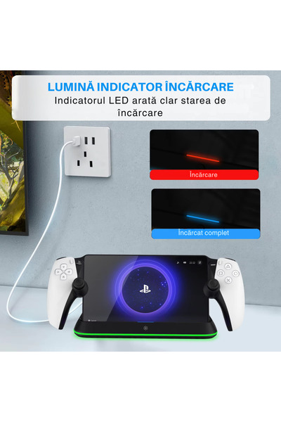 Honcam Docking Station for PlayStation Portal (Black)