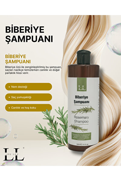 LAU LAU Biberiye (Rosemary) Özlü Vegan Güçlendirici ve Besleyici Şampuan
