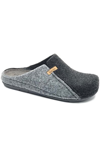 KOCAMANLAR Bento K-63-007 Home Slippers Orthopedic Men's Slippers Black