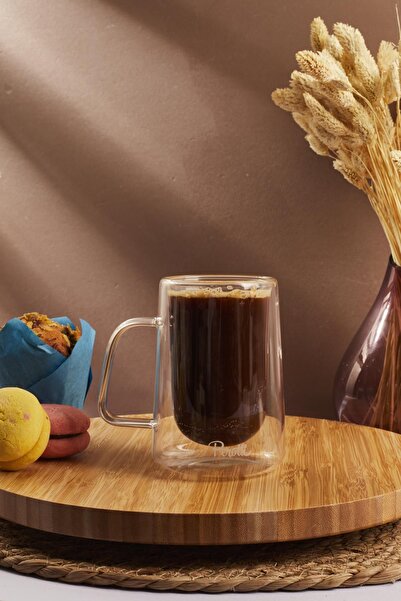 Perotti 250 ml Double Wall Glass Mug