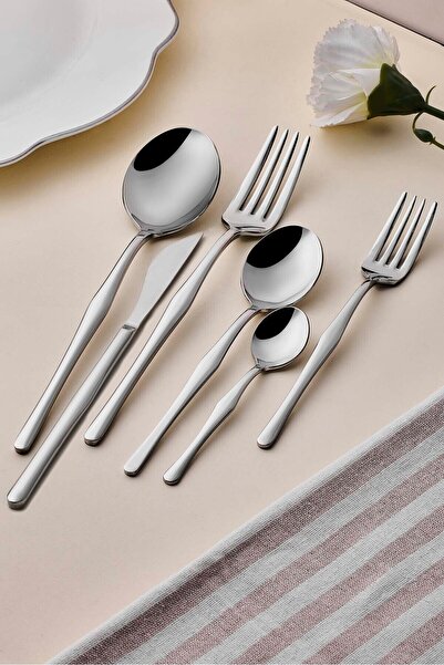 Perotti Anka 36 Parça 6 Kişilik Paslanmaz Çelik Çatal Kaşık Bıçak Seti