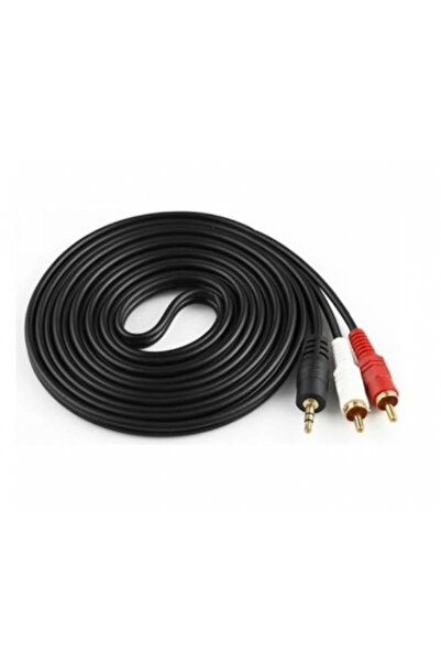 jetucuzal Platoon PL-8561 3M Metre Rca Aux 3.5mm Ses Sistemi Kablosu