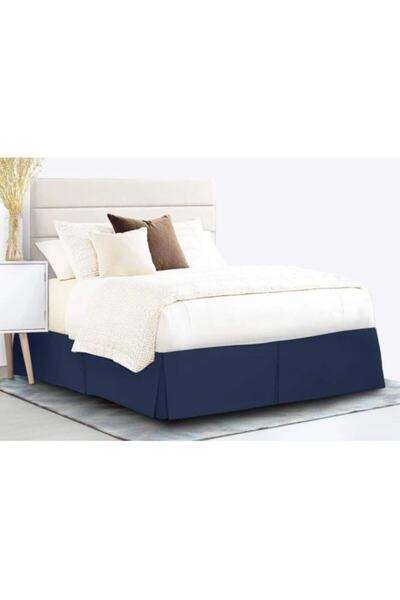 METİNEV Navy Blue Base Skirt with Side and Edge Slits