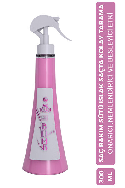 AVE TOUCH Hair Moistre Bomb - Yapılandırıcı&Onarıcı ve Kolay Tarama Sağlayan Bakım Sütü