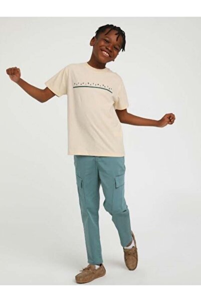 Zekids Boy - Παντελόνι Cargo με ελαστική μέση και τσέπες