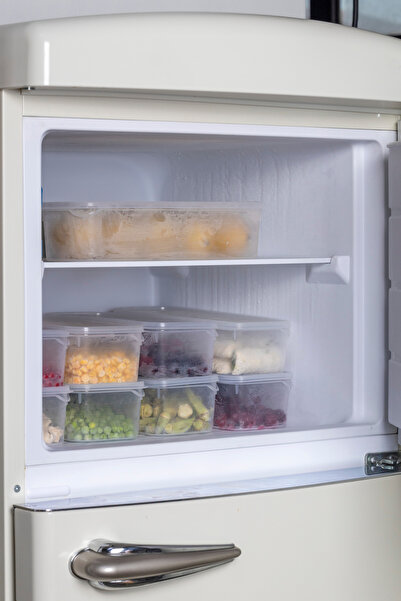 Ecolux 1.5 Liter 4 Pieces Air-Tight Storage Container Freezer Organizer Refrigerator Organizer - 100% Leakproof