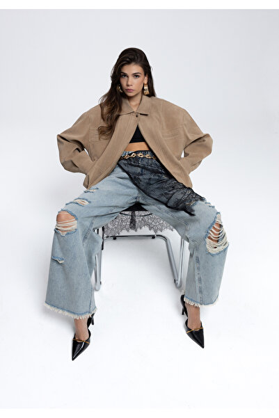 MAI STUDIOS CO. Laswell Buz Mavi Jean Pantolon