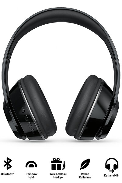 Tech&bello accessories Kablosuz Bluetooth Kulaküstü Kulaklık – Mikrofonlu, St...