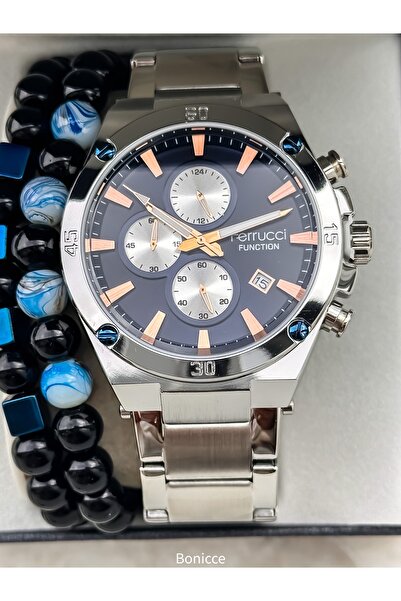 Ferrucci وظائف التصميم ساعة يد رجالية نشطة + سوار