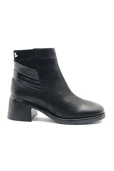 Venüs Brumalis Справжня шкіра Неслизька підошва Ортопедичні жіночі черевики ЧОРНИЙ