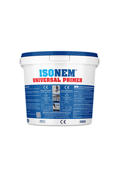 Isonem UNIVERSAL PRIMER Akrilik Emülsiyon Bazlı Konsantre Astar 5 Kg