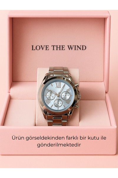 Love The Wind Gold Color Women's Wristwatch