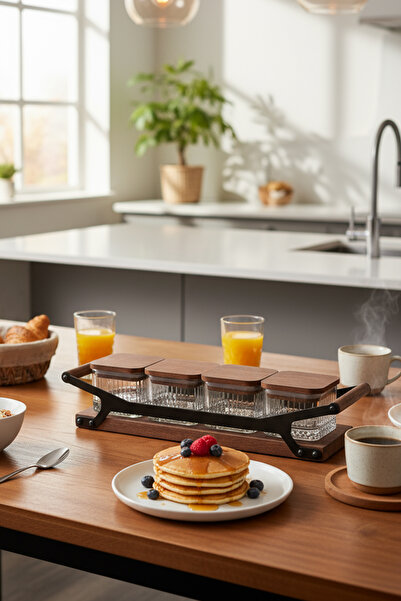 Snippy Bella Grade 5 - Glass Breakfast Snack Bowl with Wooden Vacuum Lid 230 ml