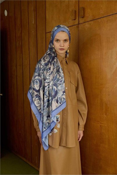 İpekhan Jardin Secret Collection Indian Voile Silk Shawl 5013-15
