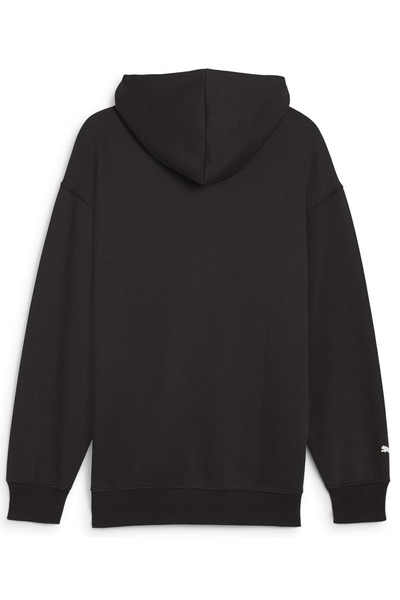 Puma 627054 Ferrari Race Big Shield HDie Мъжки суитшърт с качулка, ЧЕРЕН