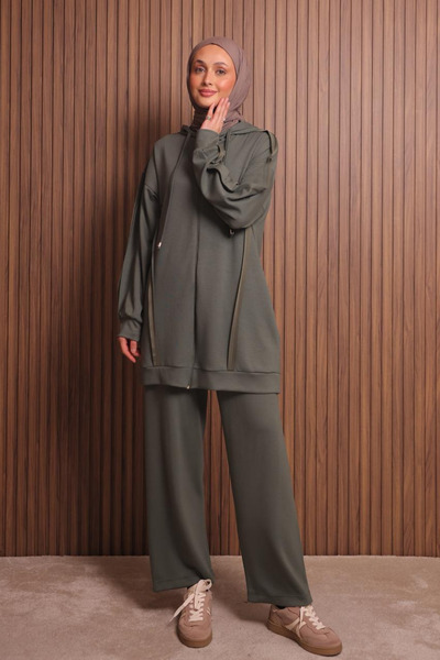 Balenbi Women's Modal Fabric Oversized Hooded Hijab Set 1132