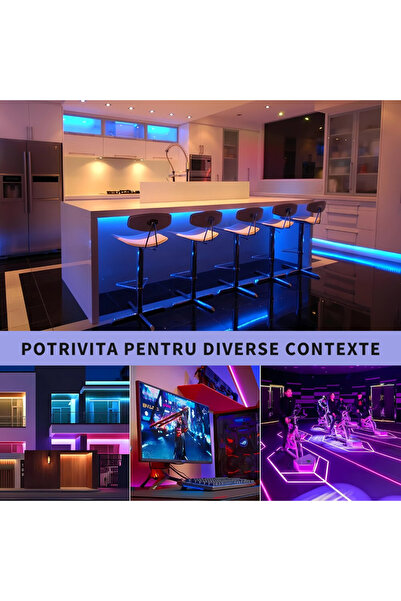 GARDEON RGB LED Strip 10m – Smart LED Strip with App and Remote Control, Bluetooth, SMD 5050, 12V