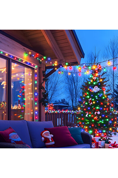 VELORA Set 4 Instalatii Tip Rola, 50 Metri/Rola, 8 Jocuri De Lumini, IP44, 220V, Multicolor