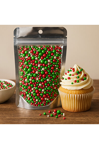 ŞEKERS Karışık Yılbaşı Dekoratif Pasta Süsü 40gr