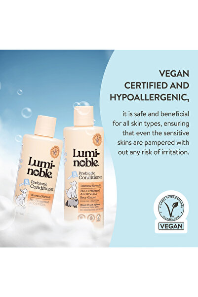 Luminoble Balsam Prebiotic pentru Caini si Pisici, formula Anti-Statica efect de Descalcire, Lumi-Noble, 473ml