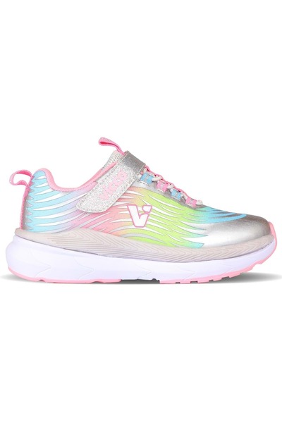 Vicco Maggie Lighted Orthopedic Children's Sports Shoes SILVER