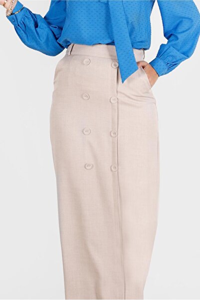 Alvina DÜĞME DETAYLI ETEK 60290