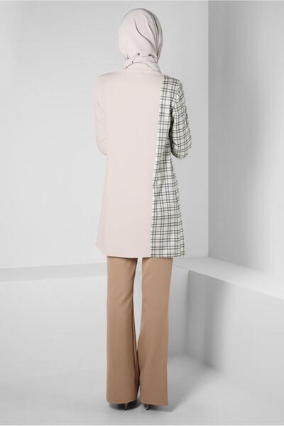 Alvina PLAID DETAILED SHIRT TUNIC 44152