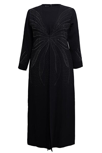 Alvina Plus Size Stone Detailed Dress 20508