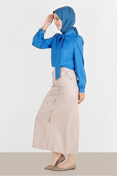 Alvina DÜĞME DETAYLI ETEK 60290