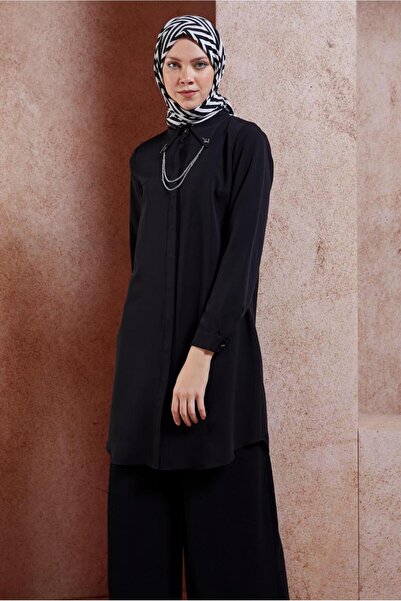 Alvina Hijab Tunic - Chain Detailed, Model 44656