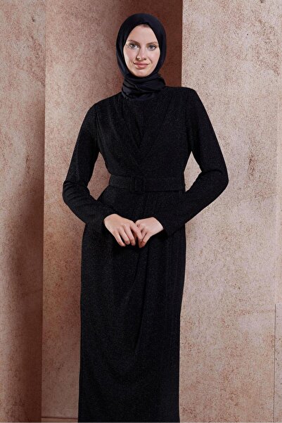 Alvina KEMERLİ SİMLİ ABİYE ELBİSE 50424