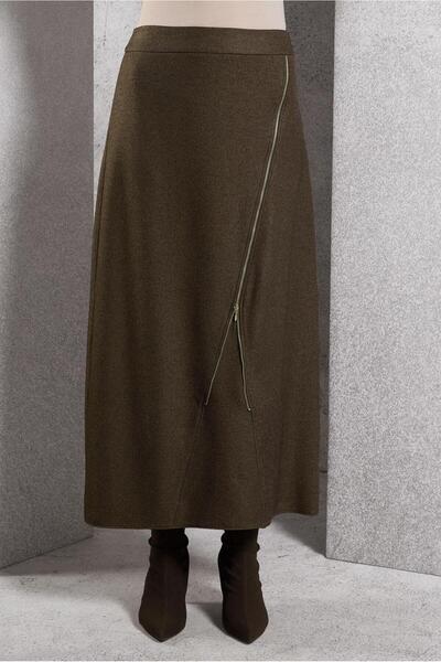 Alvina Skirt with Zipper Detail 60636