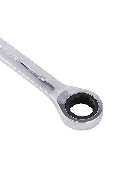 Lawazim Ratchet Wrench - 24Inch Metric Box & Open End Wrench for Automotive and Workshop Use