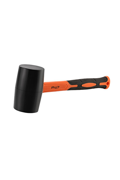 Lawazim Pro7 Rubber Mallet 350g - Soft Face Hammer with Fiber Handle for Flooring & DIY
