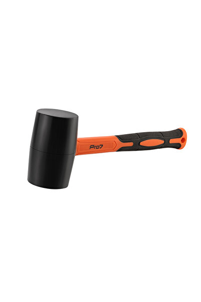 Lawazim Pro7 Rubber Mallet 890g - Soft Face Hammer with Fiber Handle for Flooring & DIY