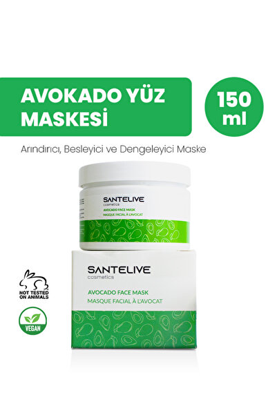 Santelive Avokado Özlü Arındırıcı Kil Maskesi 150 ml