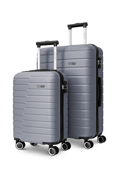 PARAJOHN Horizon 2-Piece ABS Luggage Set – Cabin 10kg & Large 30kg Trolley Bag with Spinner Wheels & Lock