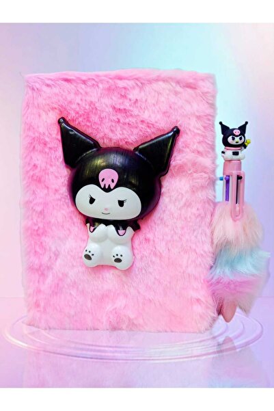 izmir yazici servis Kuromi Süslü Peluş Hediyelik Anı Hatıra Günlük Defteri 6 ...